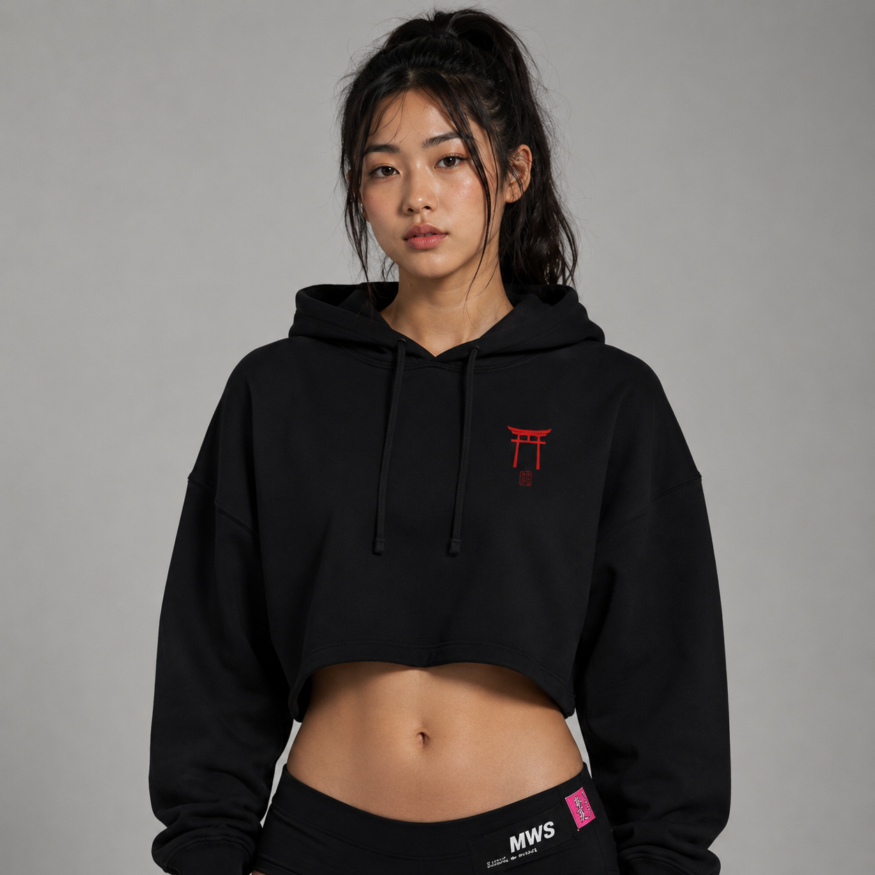 MWS Yoru Crop Hoodie
