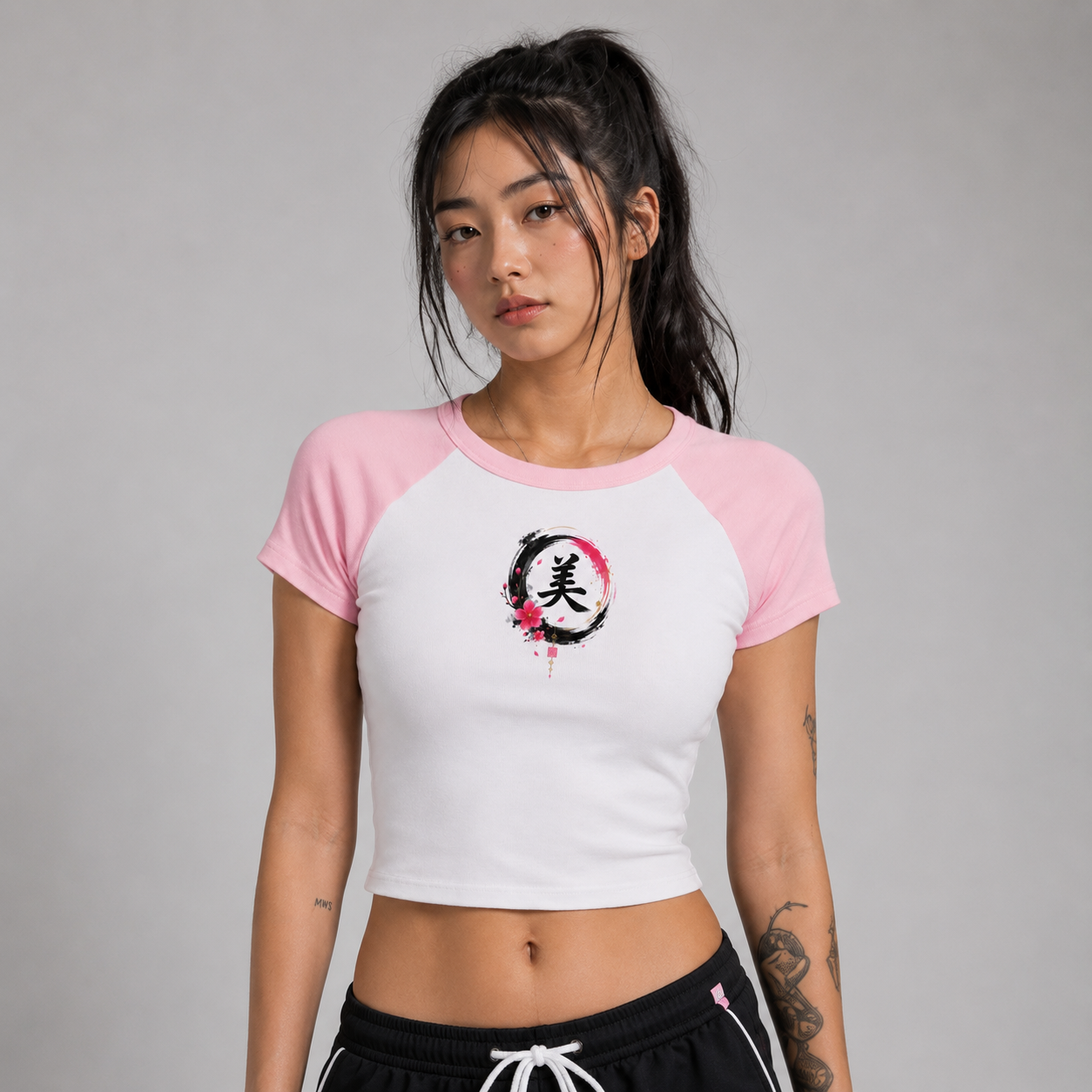 MWS Aiko Raglan Baby Tee